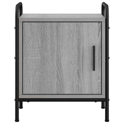 vidaXL Bedside Cabinet 2 pcs Grey Sonoma 40 x 30 x 50 cm