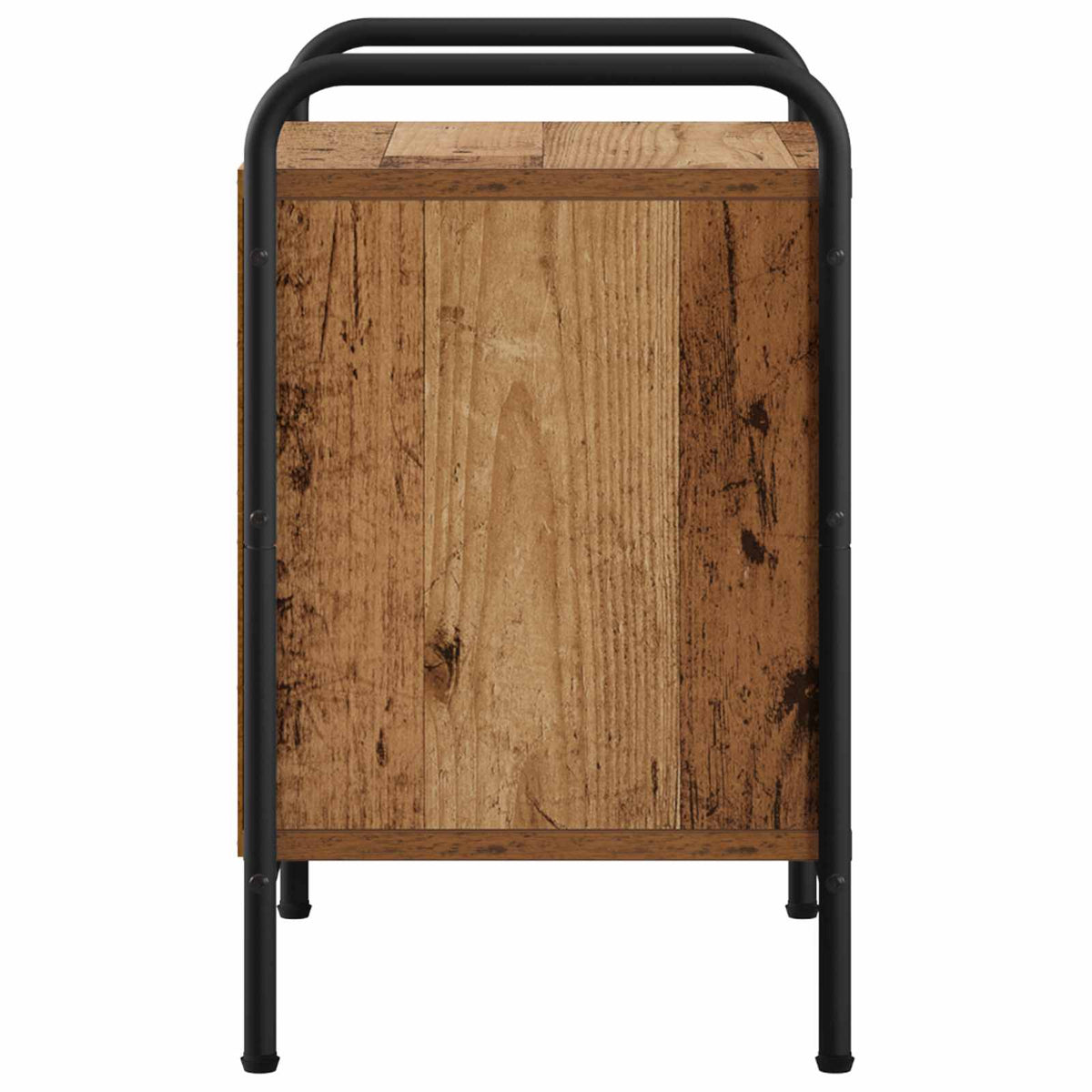 vidaXL Bedside Cabinet Old Wood 40 x 30 x 50 cm Engineered Wood