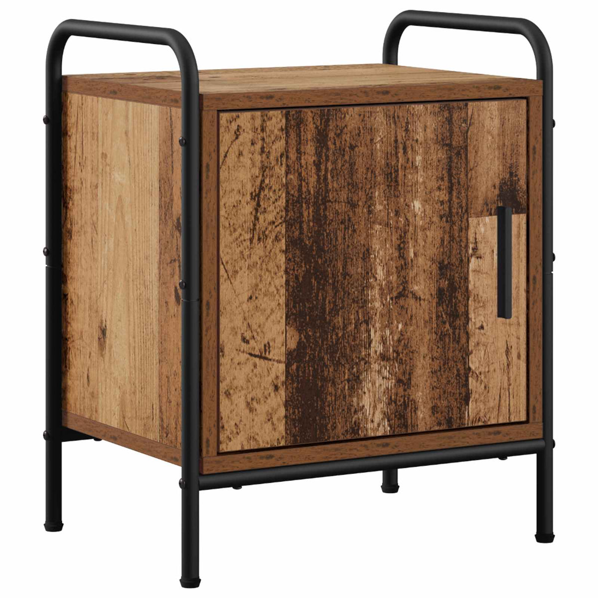 vidaXL Bedside Cabinet 2 pcs Old Wood 40 x 30 x 50 cm Engineered Wood