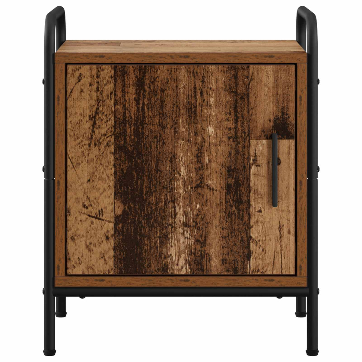 vidaXL Bedside Cabinet 2 pcs Old Wood 40 x 30 x 50 cm Engineered Wood