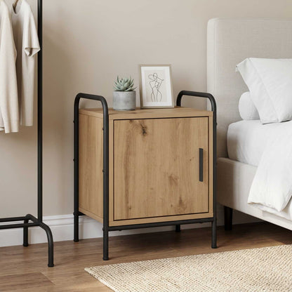 vidaXL Bedside Cabinet Artisan Oak 40 x 30 x 50 cm Engineered Wood