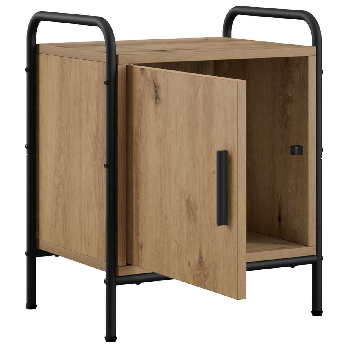 vidaXL Bedside Cabinet Artisan Oak 40 x 30 x 50 cm Engineered Wood