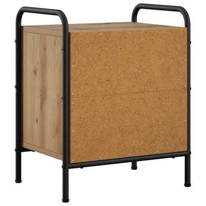 vidaXL Bedside Cabinet Artisan Oak 40 x 30 x 50 cm Engineered Wood