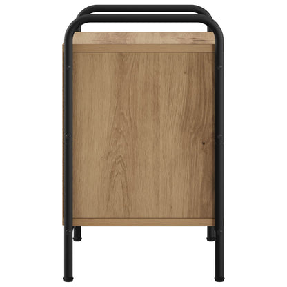 vidaXL Bedside Cabinet Artisan Oak 40 x 30 x 50 cm Engineered Wood