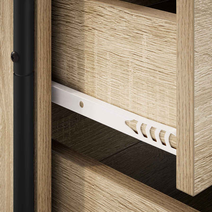 vidaXL Bedside Cabinet Sonoma Oak 48 x 36.5 x 60 cm Engineered Wood