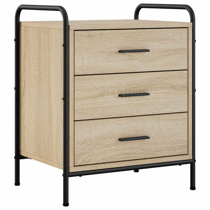 vidaXL Bedside Cabinet 2 pcs Sonoma Oak 48 x 36.5 x 60 cm