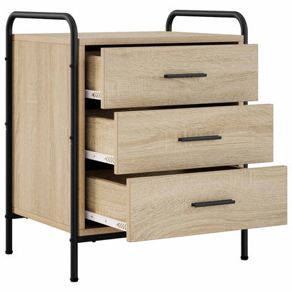 vidaXL Bedside Cabinet 2 pcs Sonoma Oak 48 x 36.5 x 60 cm
