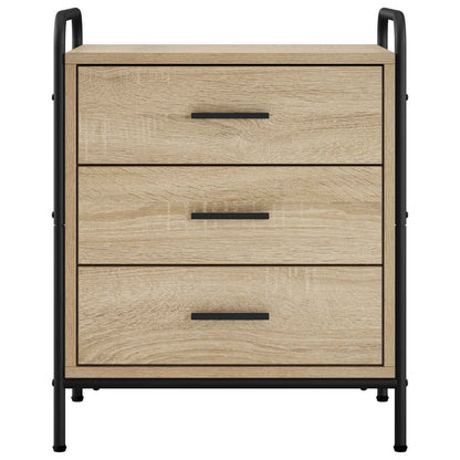 vidaXL Bedside Cabinet 2 pcs Sonoma Oak 48 x 36.5 x 60 cm