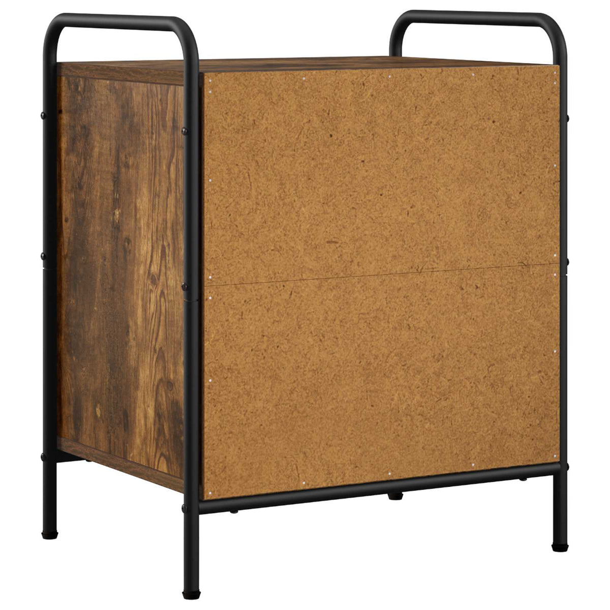 vidaXL Bedside Cabinet Smoked Oak 48 x 36.5 x 60 cm Engineered Wood