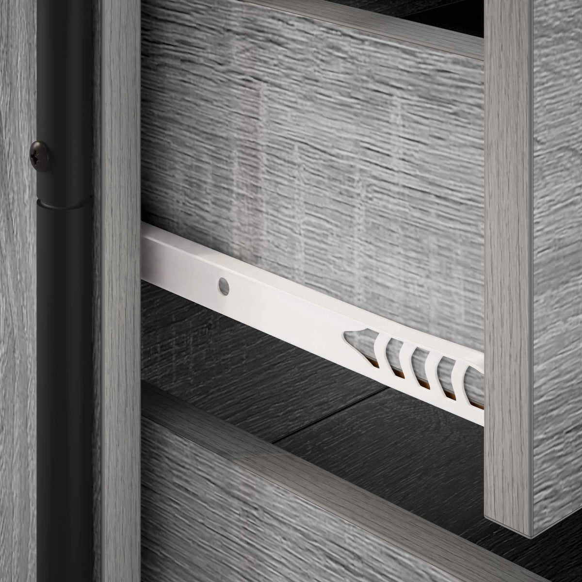 vidaXL Bedside Cabinet Grey Sonoma 48 x 36.5 x 60 cm Engineered Wood