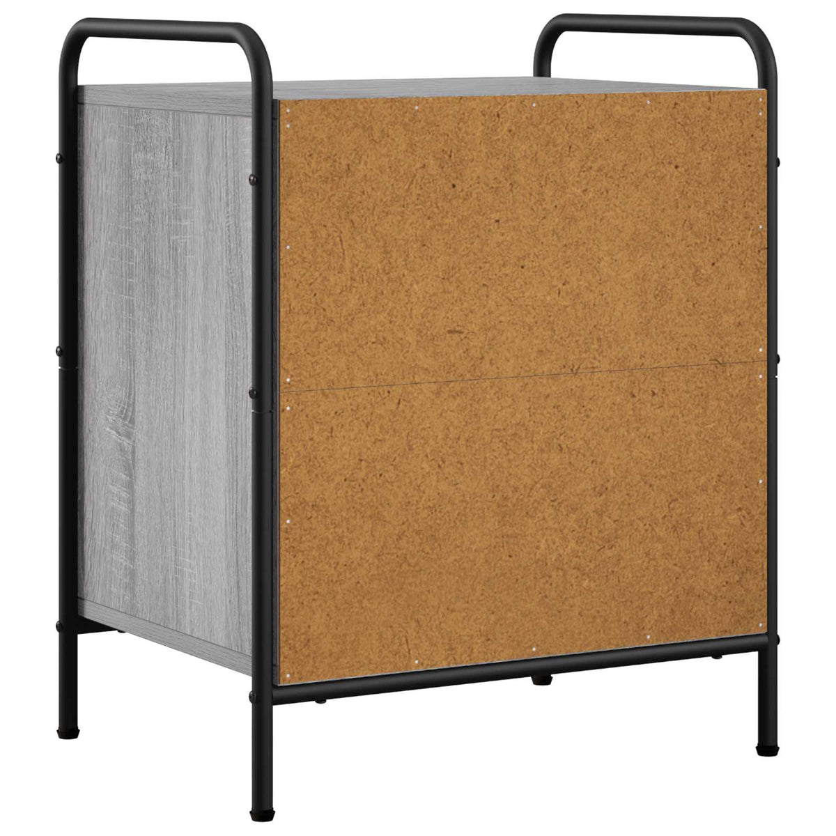 vidaXL Bedside Cabinet 2 pcs Grey Sonoma 48 x 36.5 x 60 cm