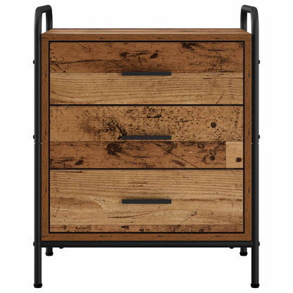 vidaXL Bedside Cabinet 2 pcs Old Wood 48 x 36.5 x 60 cm