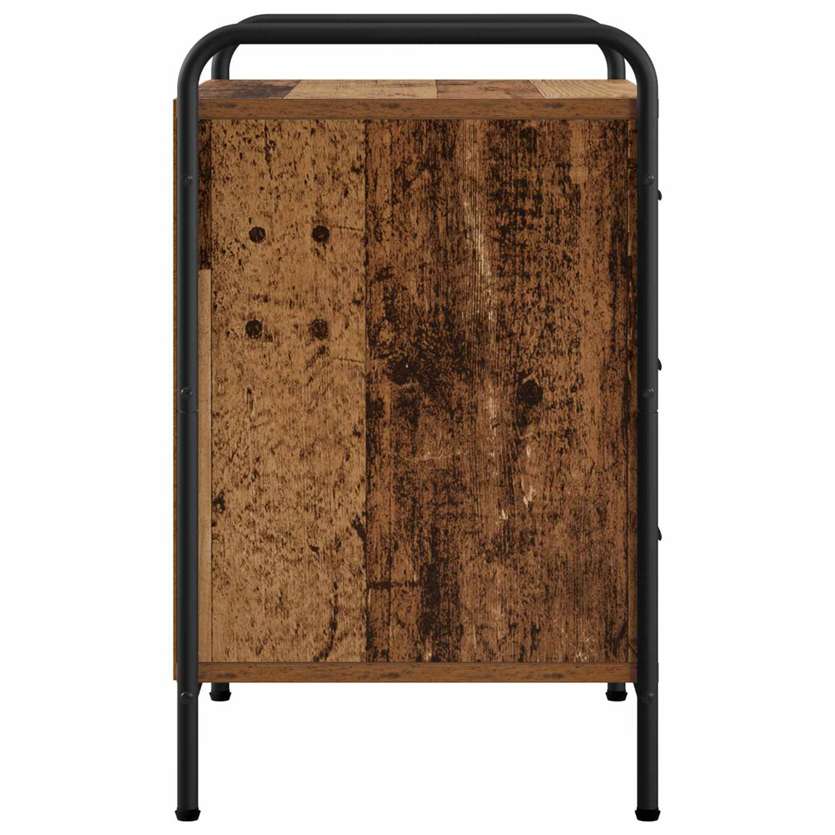 vidaXL Bedside Cabinet 2 pcs Old Wood 48 x 36.5 x 60 cm