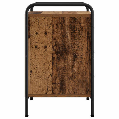 vidaXL Bedside Cabinet 2 pcs Old Wood 48 x 36.5 x 60 cm