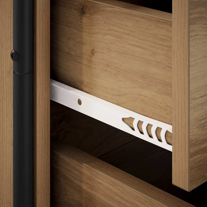vidaXL Bedside Cabinet Artisan Oak 48 x 36.5 x 60 cm Engineered Wood