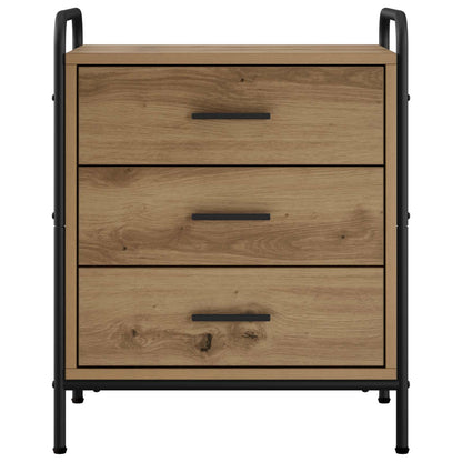 vidaXL Bedside Cabinet Artisan Oak 48 x 36.5 x 60 cm Engineered Wood
