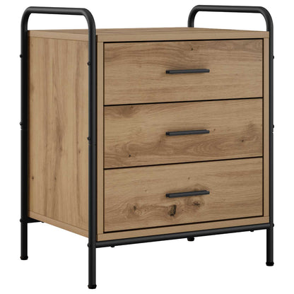 vidaXL Bedside Cabinet 2 pcs Artisan Oak 48 x 36.5 x 60 cm