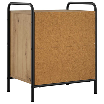 vidaXL Bedside Cabinet 2 pcs Artisan Oak 48 x 36.5 x 60 cm