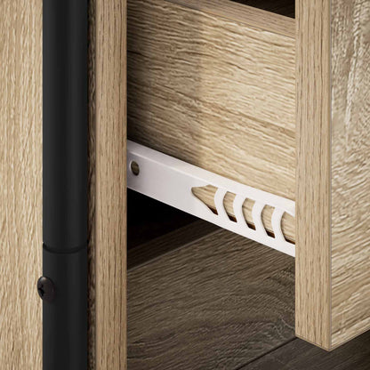 vidaXL Hanging Bedside Cabinet Sonoma Oak 40 x 30 x 50 cm