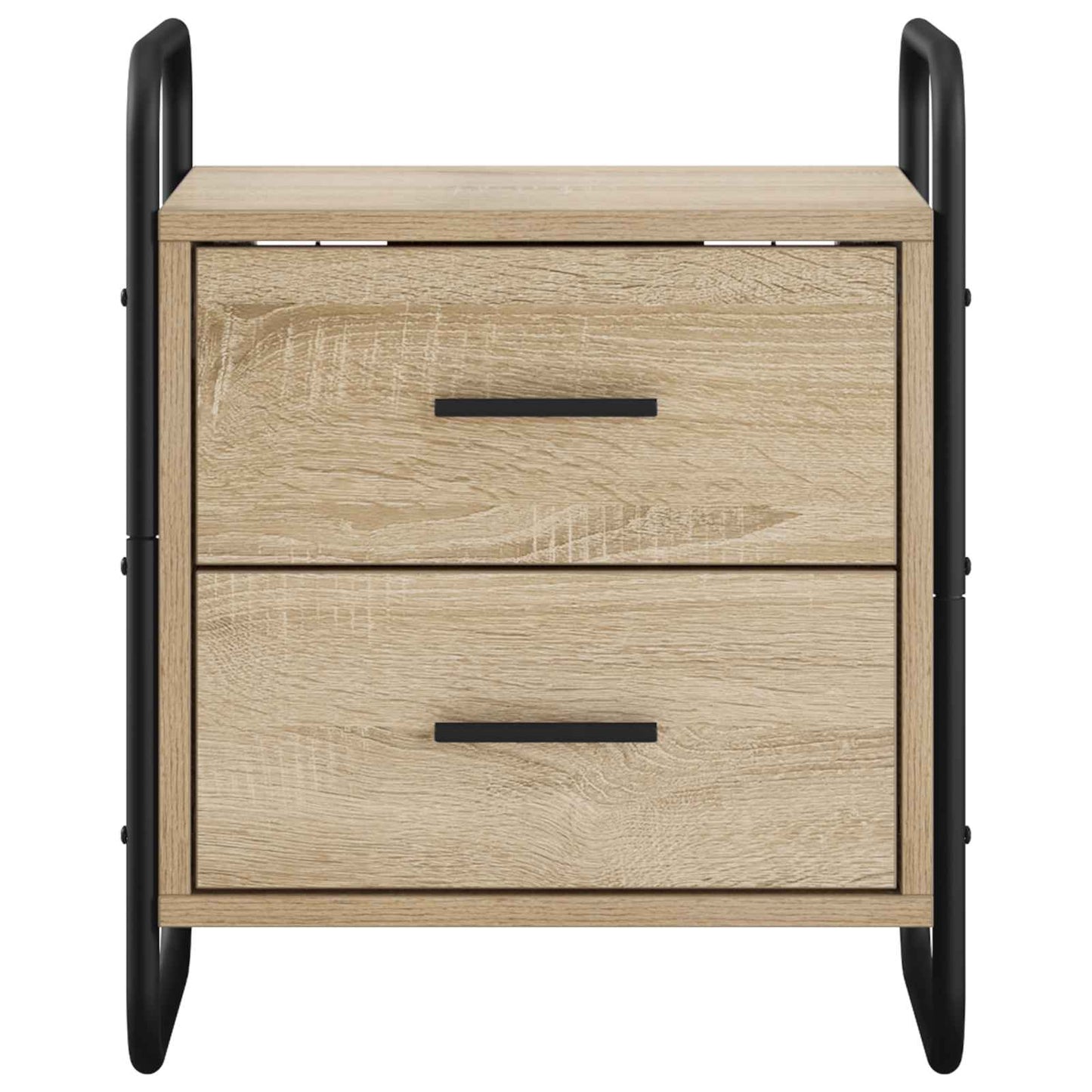 vidaXL Hanging Bedside Cabinet Sonoma Oak 40 x 30 x 50 cm