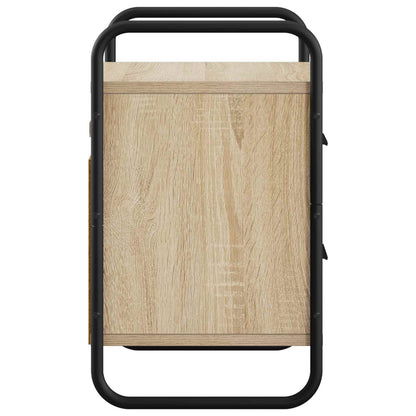 vidaXL Hanging Bedside Cabinet 2 pcs Sonoma Oak 40 x 30 x 50 cm
