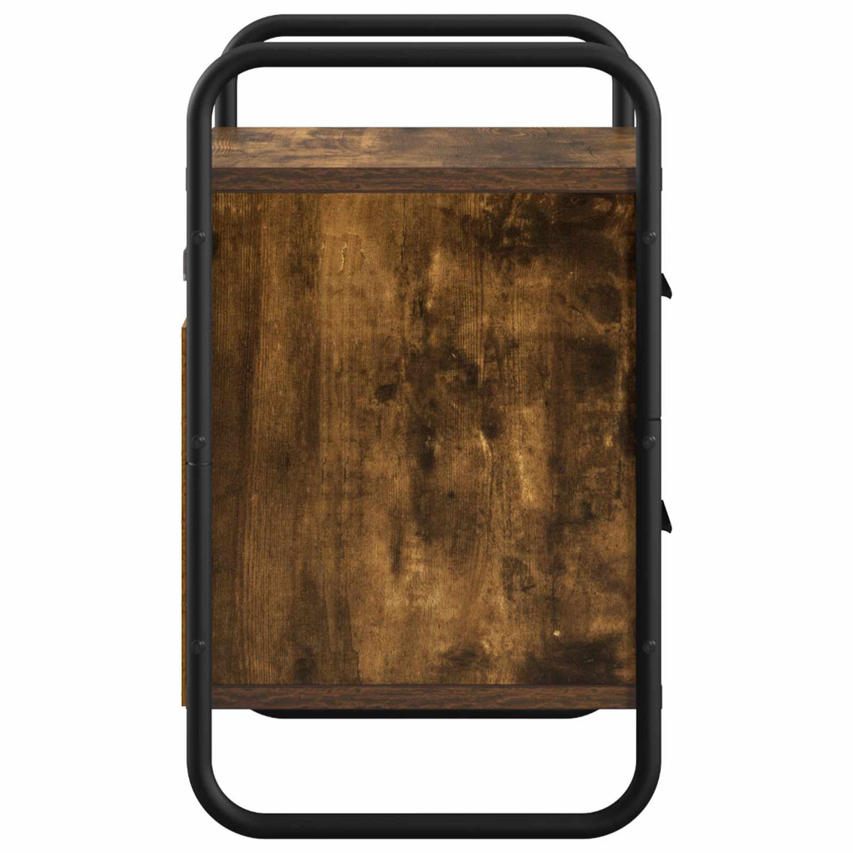 vidaXL Hanging Bedside Cabinet Smoked Oak 40 x 30 x 50 cm