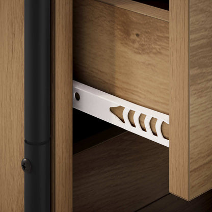 vidaXL Hanging Bedside Cabinet 2 pcs Artisan Oak 40 x 30 x 50 cm