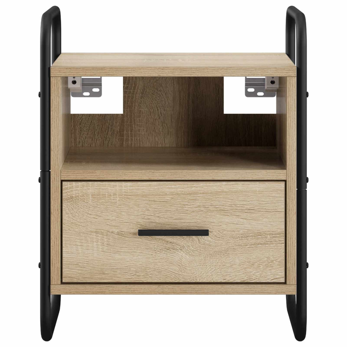vidaXL Hanging Bedside Cabinet 2 pcs Sonoma Oak 40 x 30 x 50 cm