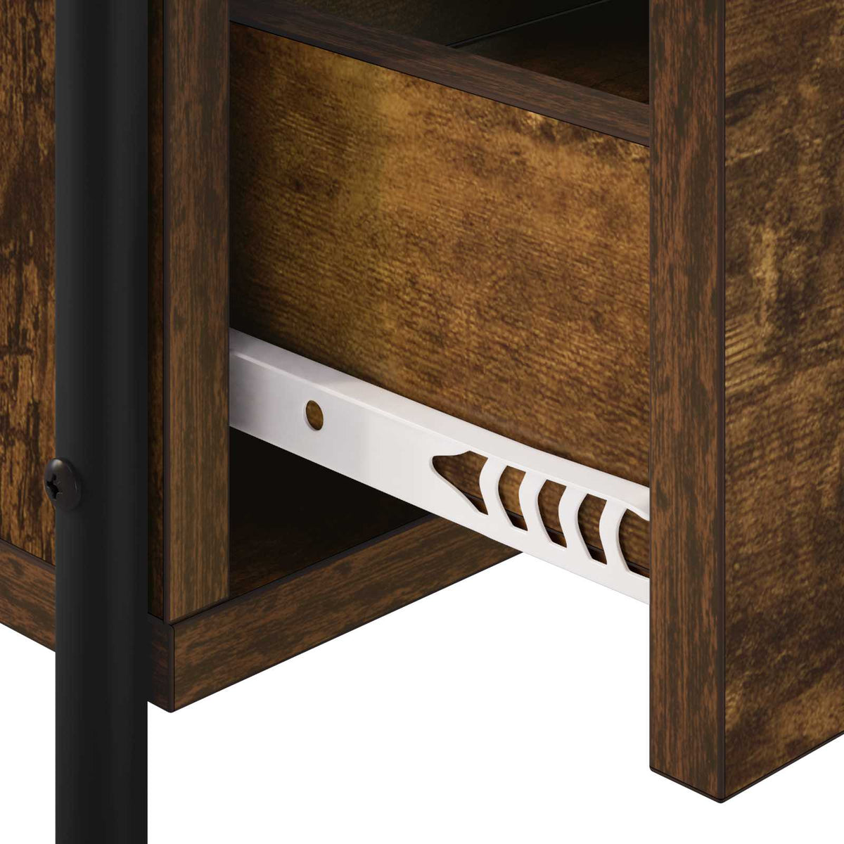 vidaXL Hanging Bedside Cabinet 2 pcs Smoked Oak 40 x 30 x 50 cm