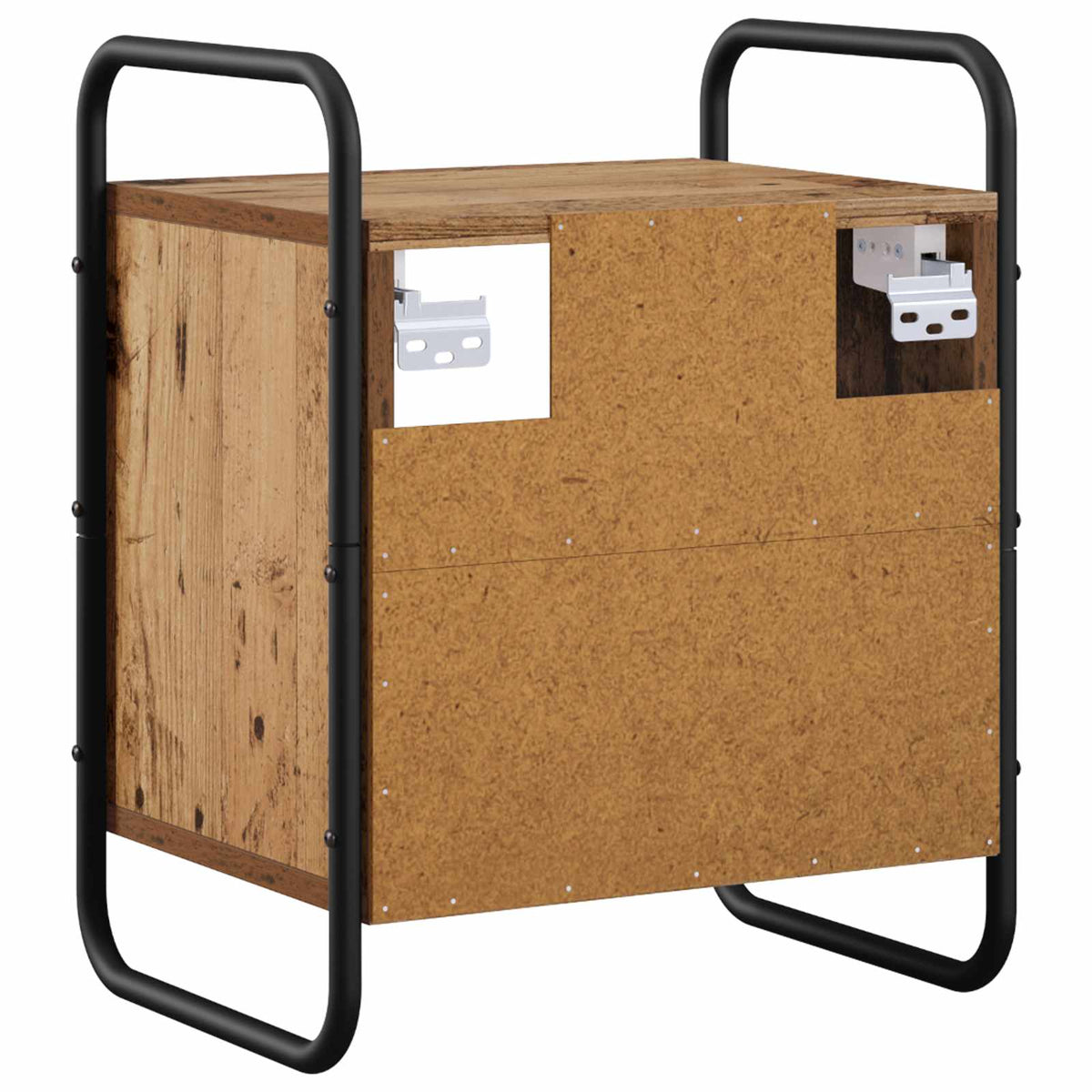 vidaXL Hanging Bedside Cabinet Old Wood 40 x 30 x 50 cm