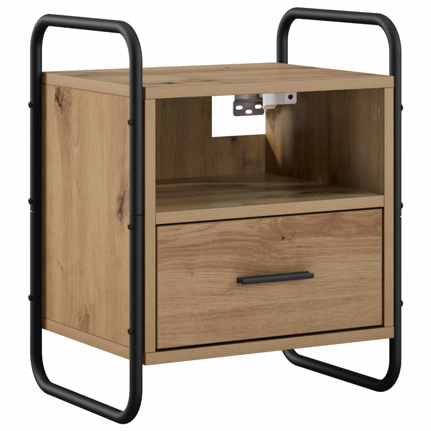 vidaXL Hanging Bedside Cabinet 2 pcs Artisan Oak 40 x 30 x 50 cm