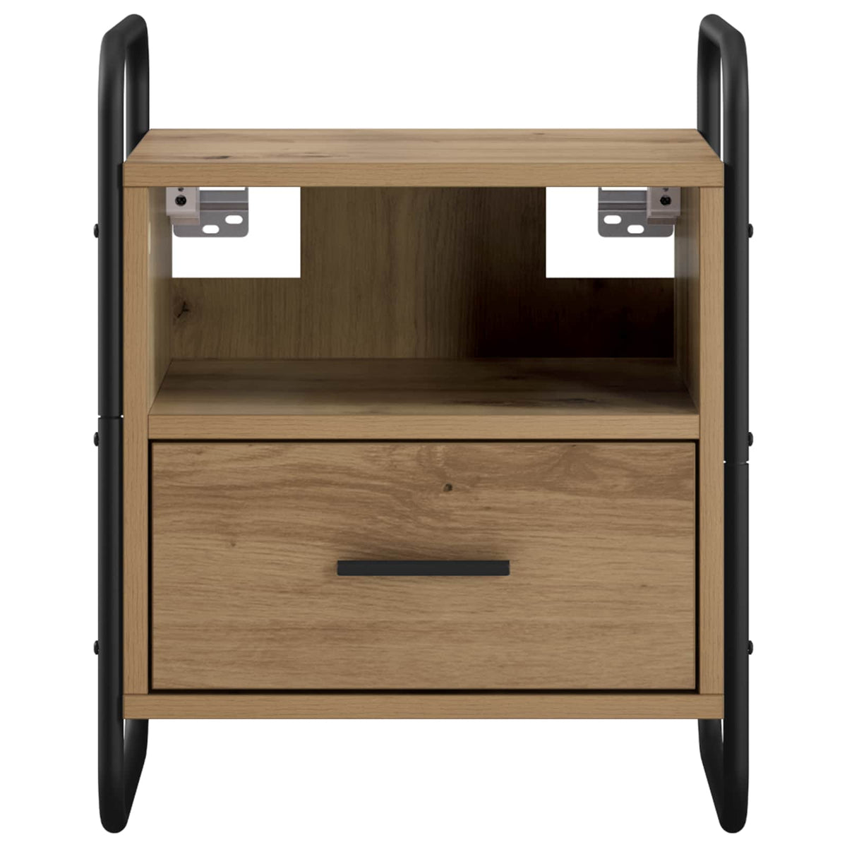 vidaXL Hanging Bedside Cabinet 2 pcs Artisan Oak 40 x 30 x 50 cm