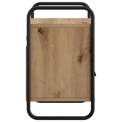 vidaXL Hanging Bedside Cabinet 2 pcs Artisan Oak 40 x 30 x 50 cm