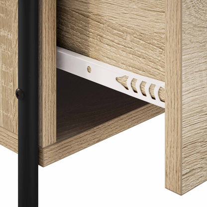 vidaXL Hanging Bedside Cabinet Sonoma Oak 40 x 30 x 60 cm