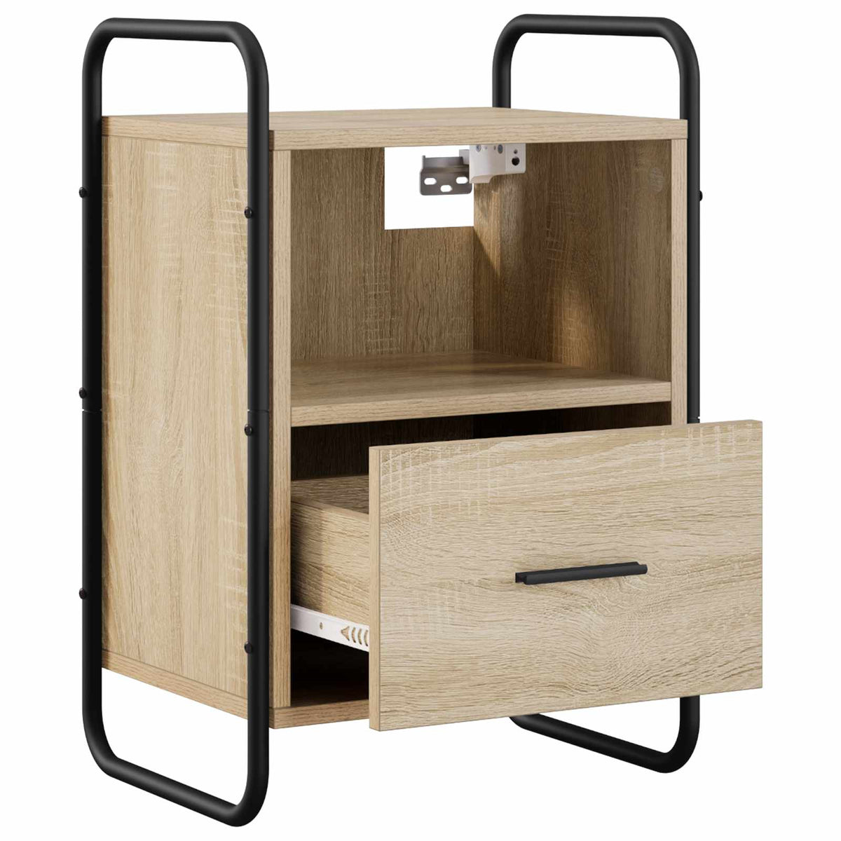 vidaXL Hanging Bedside Cabinet Sonoma Oak 40 x 30 x 60 cm