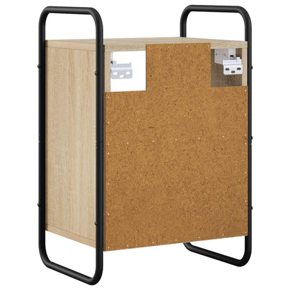 vidaXL Hanging Bedside Cabinet Sonoma Oak 40 x 30 x 60 cm
