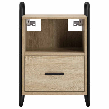 vidaXL Hanging Bedside Cabinet Sonoma Oak 40 x 30 x 60 cm