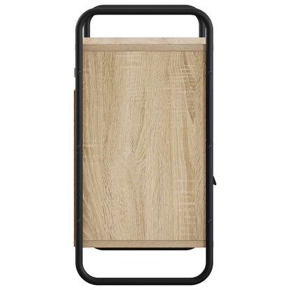 vidaXL Hanging Bedside Cabinet Sonoma Oak 40 x 30 x 60 cm