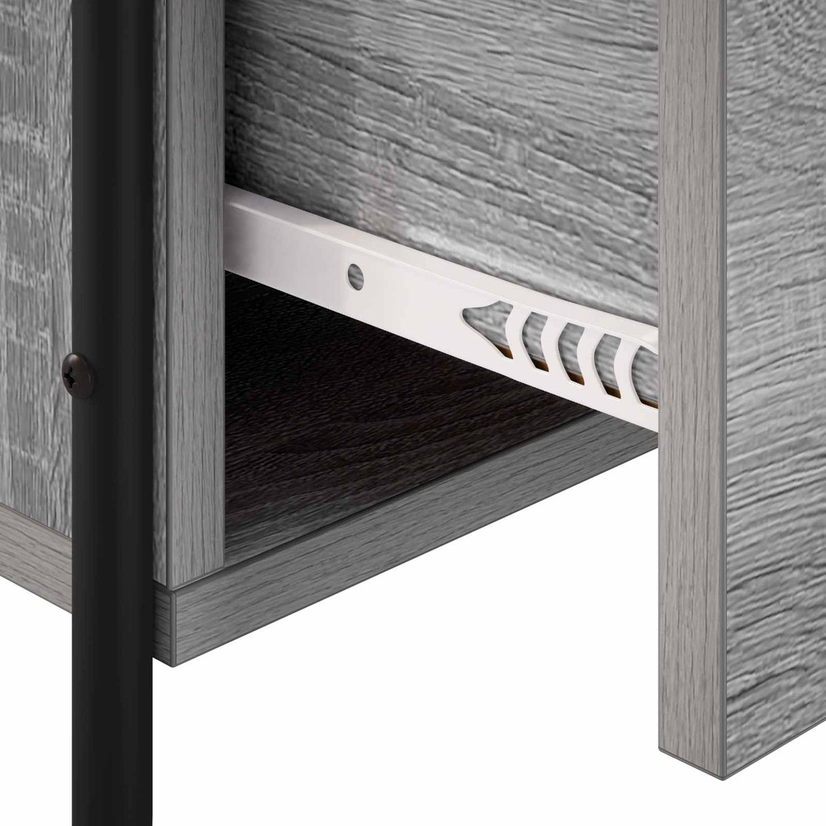 vidaXL Hanging Bedside Cabinet Grey Sonoma 40 x 30 x 60 cm