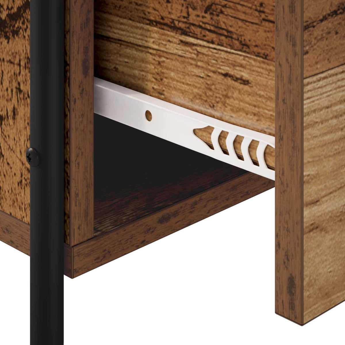 vidaXL Hanging Bedside Cabinet 2 pcs Old Wood 40 x 30 x 60 cm