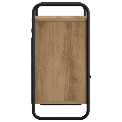 vidaXL Hanging Bedside Cabinet Artisan Oak 40 x 30 x 60 cm