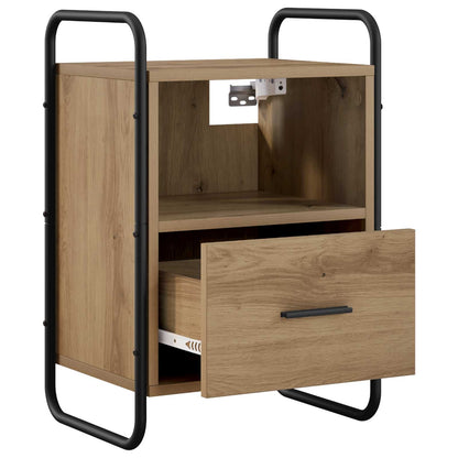 vidaXL Hanging Bedside Cabinet 2 pcs Artisan Oak 40 x 30 x 60 cm