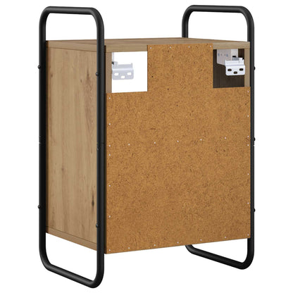 vidaXL Hanging Bedside Cabinet 2 pcs Artisan Oak 40 x 30 x 60 cm