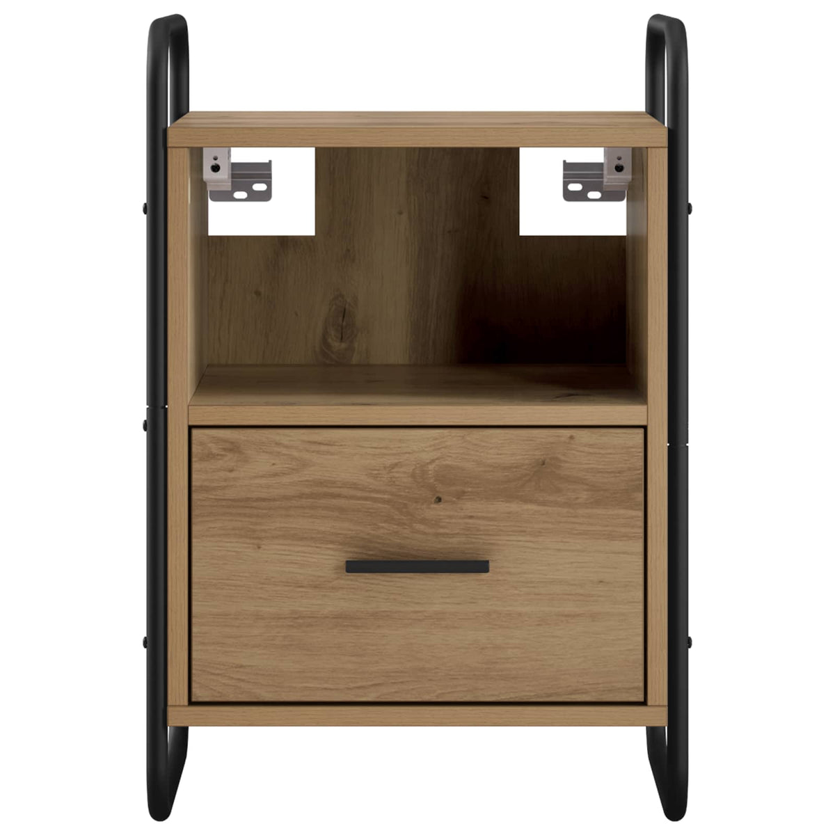 vidaXL Hanging Bedside Cabinet 2 pcs Artisan Oak 40 x 30 x 60 cm