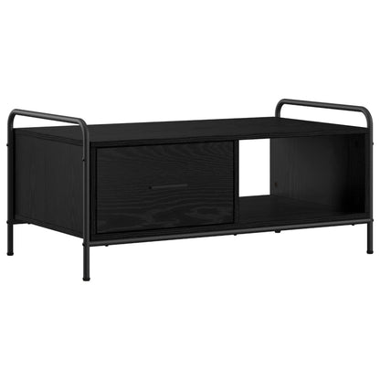 vidaXL Coffee Table Black Oak 90 x 49 x 41 cm Engineered Wood