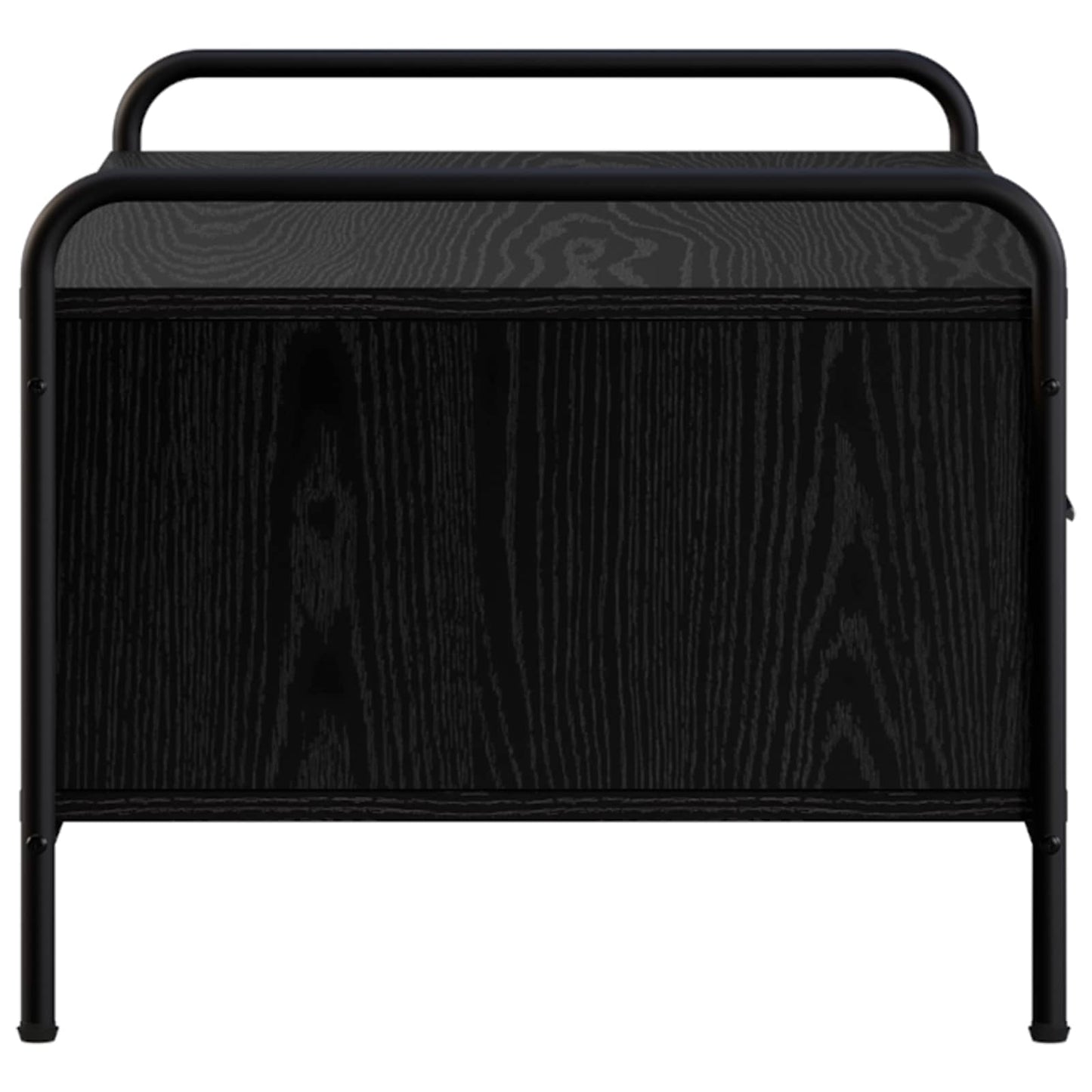 vidaXL Coffee Table Black Oak 90 x 49 x 41 cm Engineered Wood