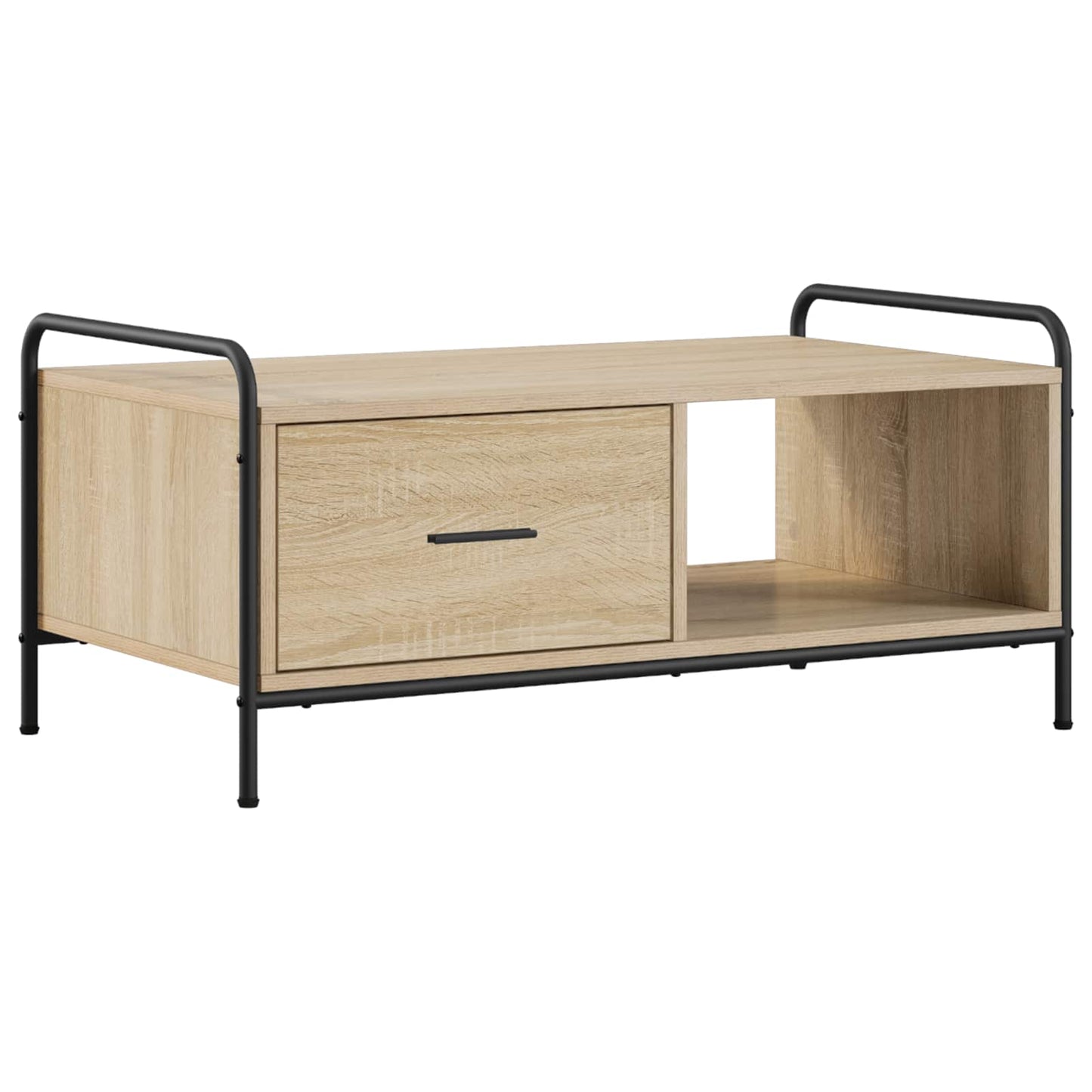 vidaXL Coffee Table Sonoma Oak 90 x 49 x 41 cm Engineered Wood