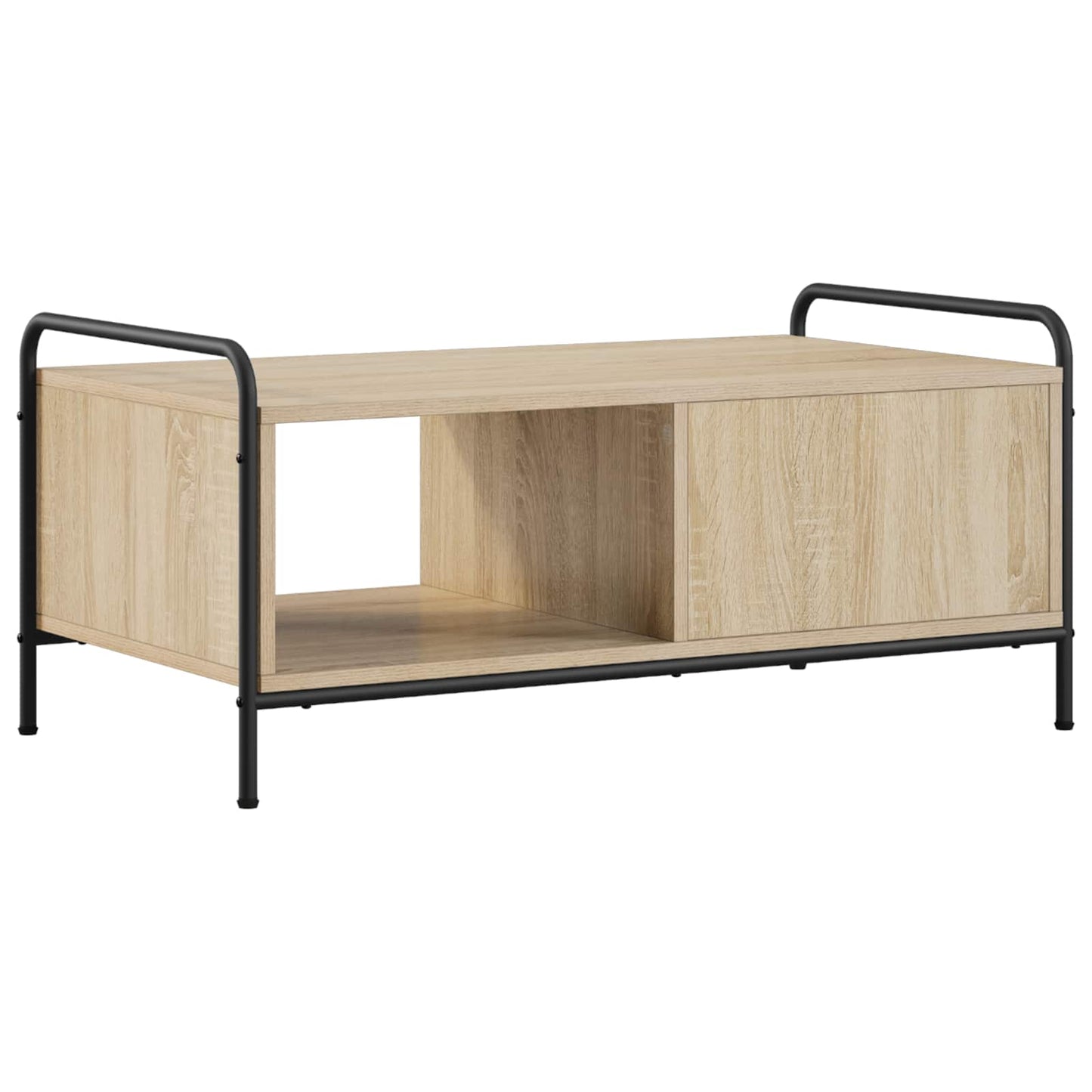 vidaXL Coffee Table Sonoma Oak 90 x 49 x 41 cm Engineered Wood
