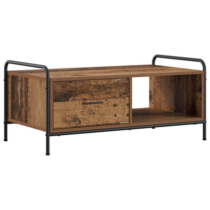 vidaXL Coffee Table Old Wood 90 x 49 x 41 cm Engineered Wood