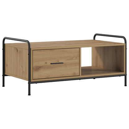 vidaXL Coffee Table Artisan Oak 90 x 49 x 41 cm Engineered Wood